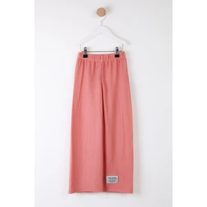 Kız Çocuk Pembe Arma Detaylı Pijama Altı - 25488
