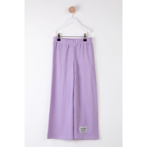 Kız Çocuk Lila Arma Detaylı Pijama Altı - 25488