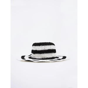 Jimmy Key Karışık Çizgili Yazlık Hasır Şapka
