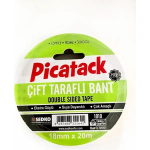 Çift Taraflı Kağıt Bant Force 18mm X 20 Metre
