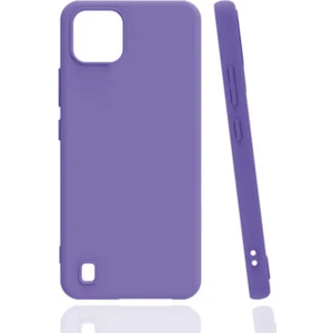 Cepte Aksesuar Realme C11 2021 Uyumlu Kılıf Kamera Korumalı Silikon Zore Biye Arka Kapak