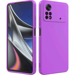 Cepte Aksesuar Xiaomi Poco X4 Pro 5g Uyumlu Kılıf Kamera Korumalı Silikon Zore Biye Arka Kapak