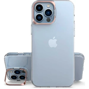 Cepte Aksesuar iPhone 13 Pro Max - Uyumlu Zore Skuba Kapak-Rose Gold