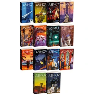 Vakıf ve Dünya - Vakıf Kurulurken - Toz Gibi Yıldızlar - Uzay Akımları - Ben Robot - İşte Tanrılar - Isaac Asimov -16'lı Set