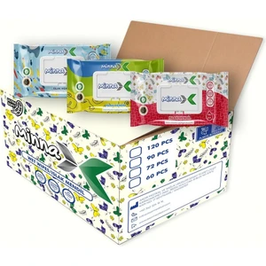 Minnax Islak Mendil 90LI 12 Paket (12X90 1080 Yaprak)