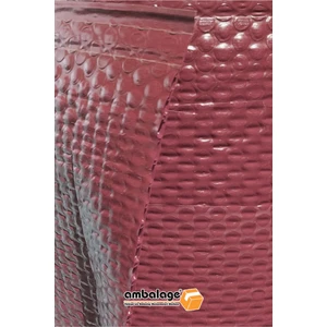 Balonlu Naylon 50 cm x 30 Metre 320 gr Kalın Üç Kat Kırmızı Balonlu Naylon Patpat Pıt Pıt