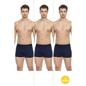 Erkek 3'lü Likralı Slim Fit Ince Kumaş Özel Paketinde Ekonomik Boxer