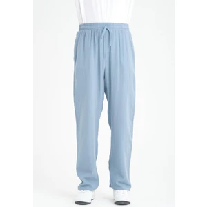 Hafif ve Rahat Müslin Baggy Erkek Pantolon - Soğuk Mavi