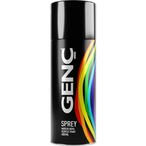 Sprey Boya Düz Renkler 0326 Parlak Siyah 400 ml