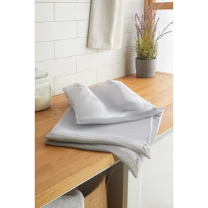 Ocean Home Textile 3 Adet Gri Fermuarlı Ayakkabı Çamaşır Yıkama Filesi Torbası 35x40 cm