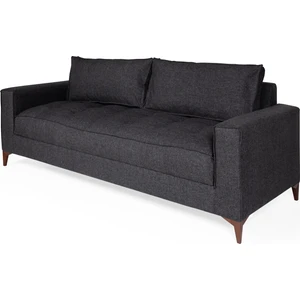 Perla Sofa Cosmo Keten Üçlü Koltuk Antrasit