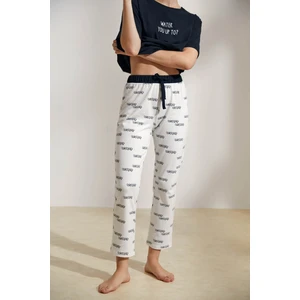 Kadın Pamuklu Midi Pijama Altı