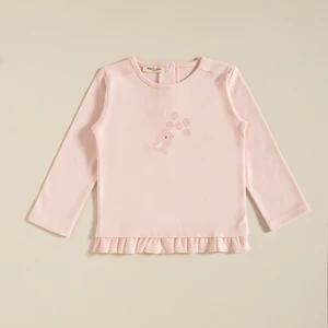 Bird Uzun Kollu Pijama Üstü Pembe