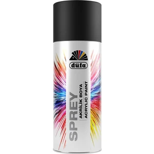 Sprey Boya Düz Renkler 0526 Mat Siyah 400 ml