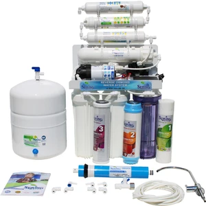 Spring Water Ters Ozmoz Açık Kasa 11 Aşamalı 8 Litre Pompalı Su Arıtma Cihazı