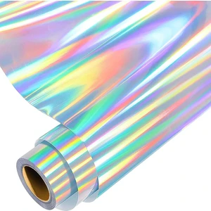Hologram Folyo 160 Mikron Gümüş Rainbow Boyut: 30CM x 152CM
