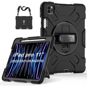 Apple iPad Pro 11 (2021) 3. Nesil Zırhlı Armour Defender Askılı Kılıf A2377 A2459 A2301 A2460