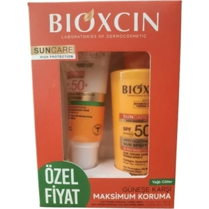 Sun Care Yağlı Ciltler Için Güneş Kremi SPF50+ 50 Ml- Bioxcin Sun Care Sprey SPF50+ 200 ml