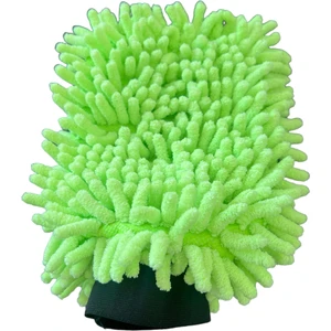 MCK Plus Mikrofiber Makarna Oto Araç Yıkama Eldiveni Çizme Yapmaz Yeşil