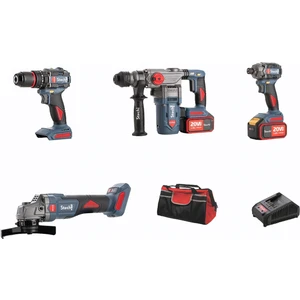 Profesyonel 4'lü Set Şarjlı Hilti - Şarjlı Taşlama - Şarjlı Darbeli Matkap - Şarjlı Toklu Matkap
2 ADET 20V 4AH BATARYA