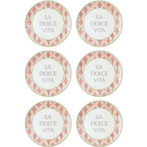 The Mia Dolce Vita Pasta Tabağı 6lı Set 19 cm