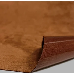 Fixall Adhesive Products Suni Deri Yapışkanlı Alkantara Döşemelik Kumaş  48 cm x 100 cm Taba