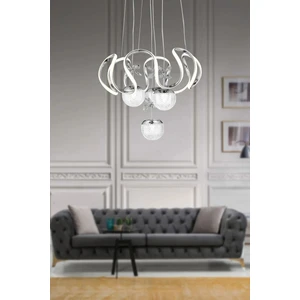 Trend Rose Ma x si Modern Sarkıt Led Avize Toplu Kelebek Taşlı Krom Kaplamalı 3 Renk