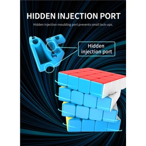 Moyu Meilong 4x4  Magnetic Cube 4m - Mıknatıslı Standlı Tornavidalı Stickersız Akıl Zeka Rübik Küp