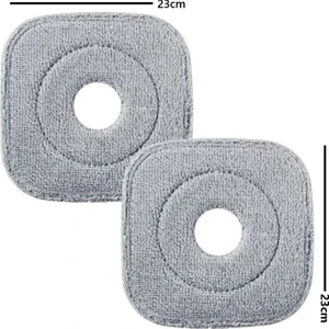 Darkcloud Kare Başlıklı Mirofiber Yedek Mop Bez 2'li