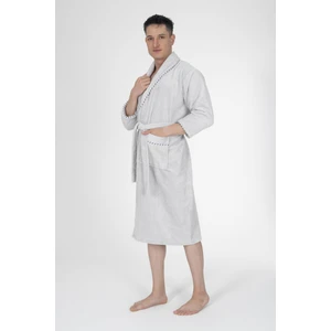 Biyeli Şal Yaka Bambu Bornoz