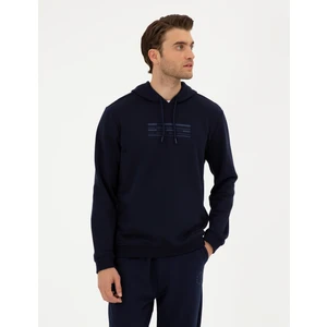 Pierre Cardin Erkek Lacivert Regular Fit Sweatshirt 50295772-VR033