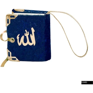 Furkan Neşriyat Mikro Boy Arapça Püskülsüz Kadife Kuran-I Kerim - Elmalılı M. Hamdi Yazır