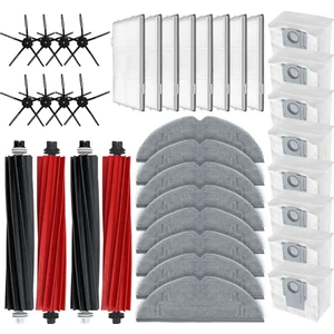 roborock S8 Pro Ultra / S8 / S8 Plus Yedek Parça Aksesuarları Ana Yan Fırça Hepa Filtre Paspas Bezi Toz Torbaları (Yurt Dışından)