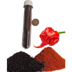 Tohumcu Kikizade 15 Gram Dünyanın En Acı Biberi Carolina Reaper ve Isot Biberi Sentezi Toz Biber Orginal
