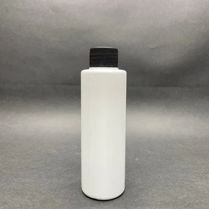 150 cc Mat Beyaz Sert Pe Şişe  - Siyah Contalı Kapaklı- 150ML Plastik Şişe x 10 Adet