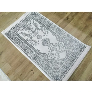 Karya Akrilik Yumuşak Parlak Iplik Dokuma Seccade 78x125 Cm KREM
