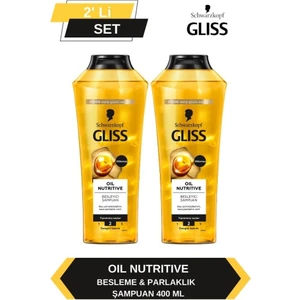 Oil Nutritive Şampuan 400ML x 2'li Set