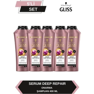 Serum Deep Repair Onarıcı Şampuan 400 ml x 5 Adet