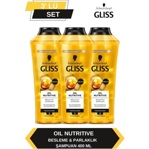 Oil Nutritive Şampuan 400ML x 3'lü Set