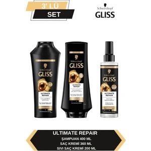 Ultimate Repair Şampuan 400ML + Saç Kremi 360ML + Sıvı Saç Kremi 200 ml