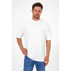 Erkek Bisiklet Yaka Baskılı T-Shirt 7024