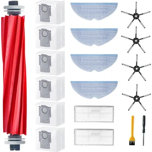 S7 Maxv Ultra/s7 Pro Ultra/s7 Max Ultra Robotlu Süpürge Ana Yan Fırça Hepa Filtre Yedek Parçaları (Yurt Dışından)