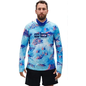 Pro Angler S24 Buff&hoodie Echo Fish - L