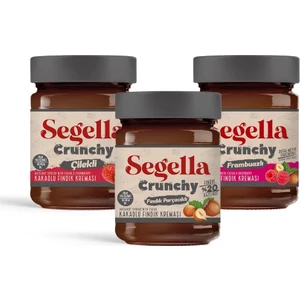 Çilekli Frambuazlı Doğal Meyve Parçacıklı ve Fındık Parçacıklı Kakaolu Fındık Kreması 3’lü