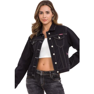 Cipo & Baxx WJ212 Basic Kısa  Kadın Jeans  Ceket