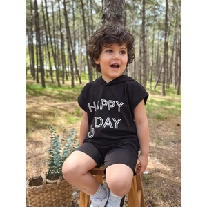 Kapüşonlu Yazlık Baskılı Takım