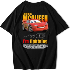 BRZ Collection Unisex Oversize Şimşek Mcqueen T-Shirt
