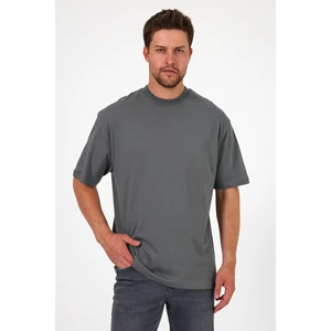 Erkek Bisiklet Yaka Aslan Baskılı T-Shirt 7025