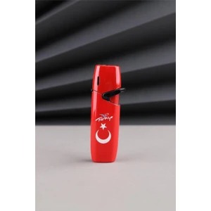 Silvio Monetti Kırmızı Türkiye Yazılı ve Türk Bayrağı Çakmak 24CSM918PTURKR1