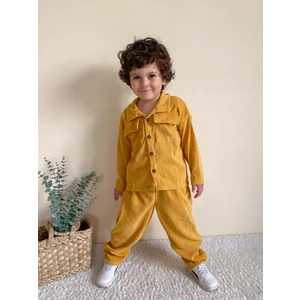 Fitilli Ikili Ceketli Takım